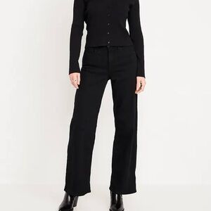 OLD NAVY High Waisted Wow Wide Leg Jeans - Size 8